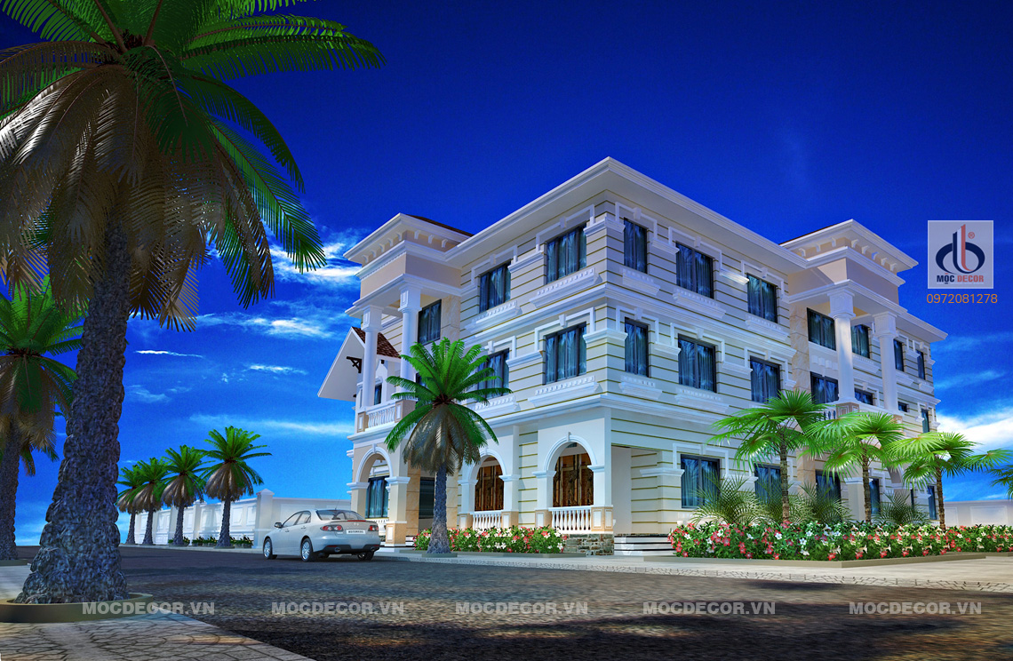 Thiết kế cải tạo biệt thự cổ điển