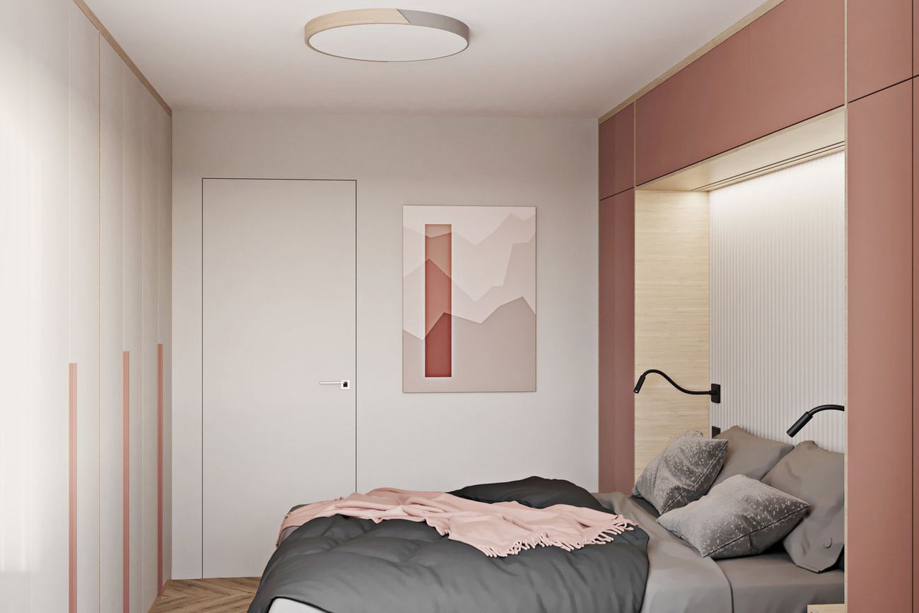 Thiết kế căn hộ 65m2,  