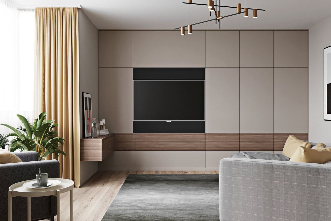 Thiết kế căn hộ 65m2, vẻ đẹp hiện đại và tinh tế