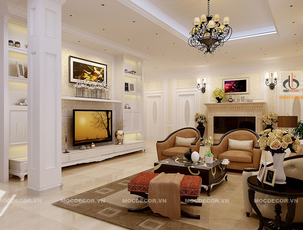 Thiết kế thi công nội thất Biệt thự 