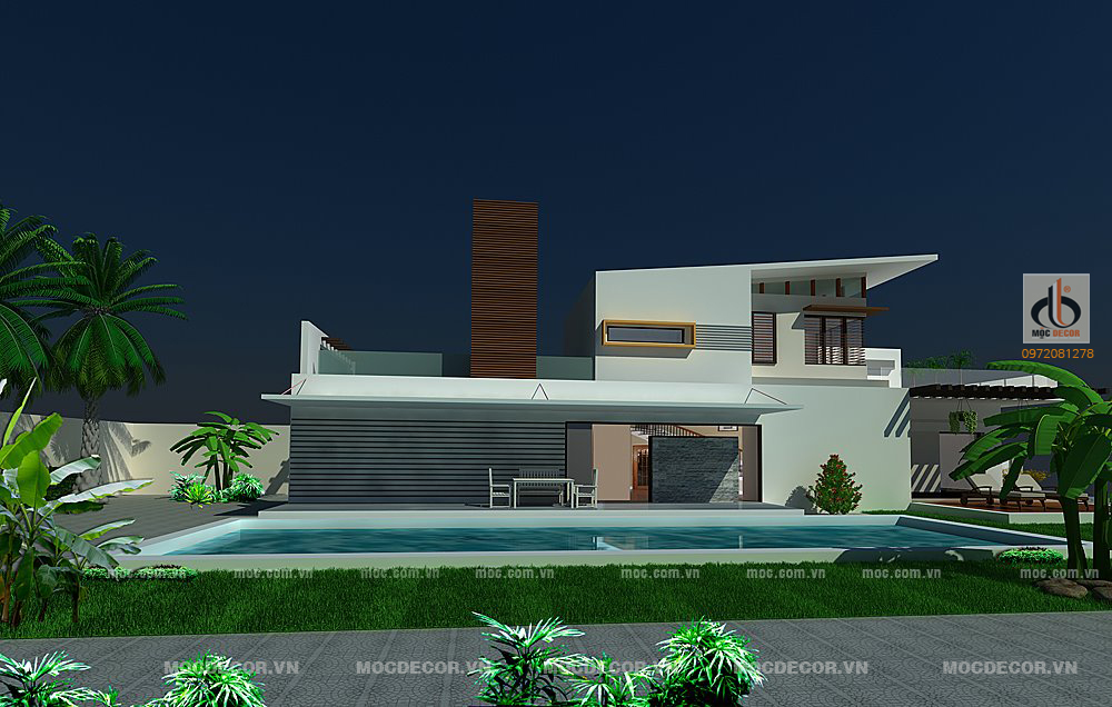 Biệt thự Vườn. Mộc decor