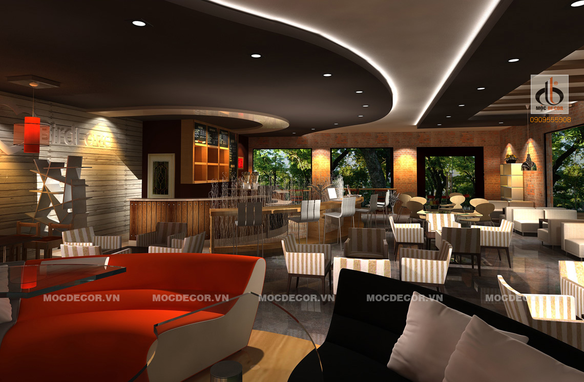 Thiết kế quán Cafe 