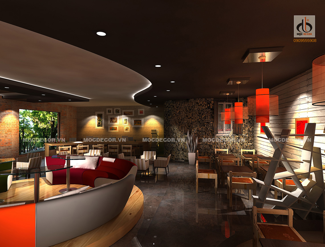 Thiết kế quán Cafe  đẹp
