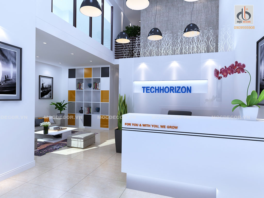 Thiết kế nội thất văn phòng 200 m2