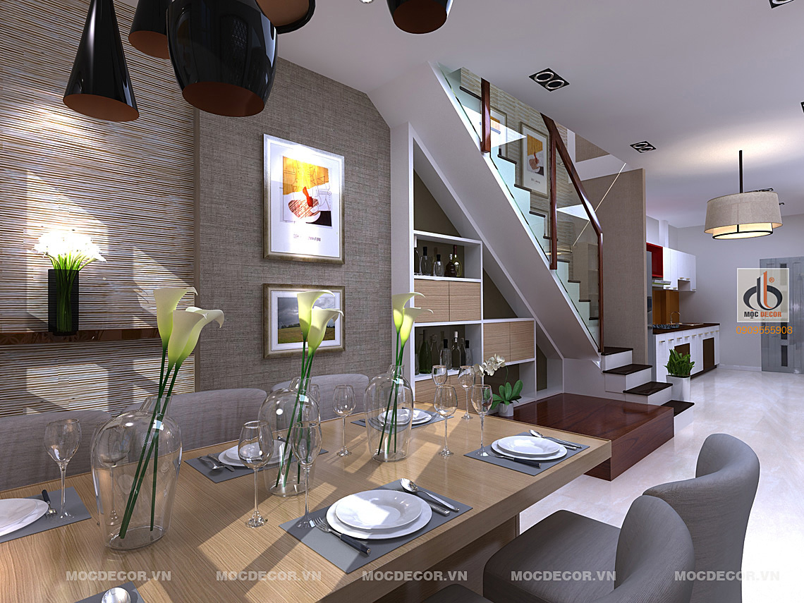 Thiết kế nội thất nhà phố 