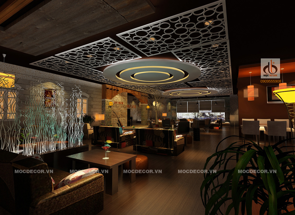 Thiết kế quán Cafe 