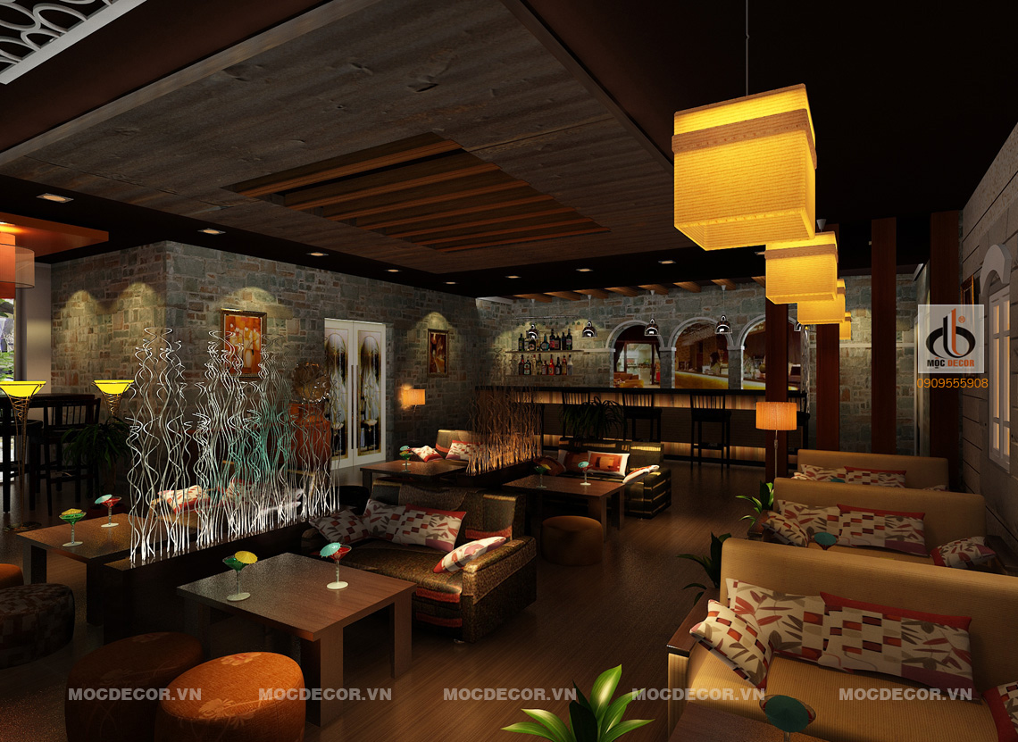 Thiết kế thi công quán Cafe
