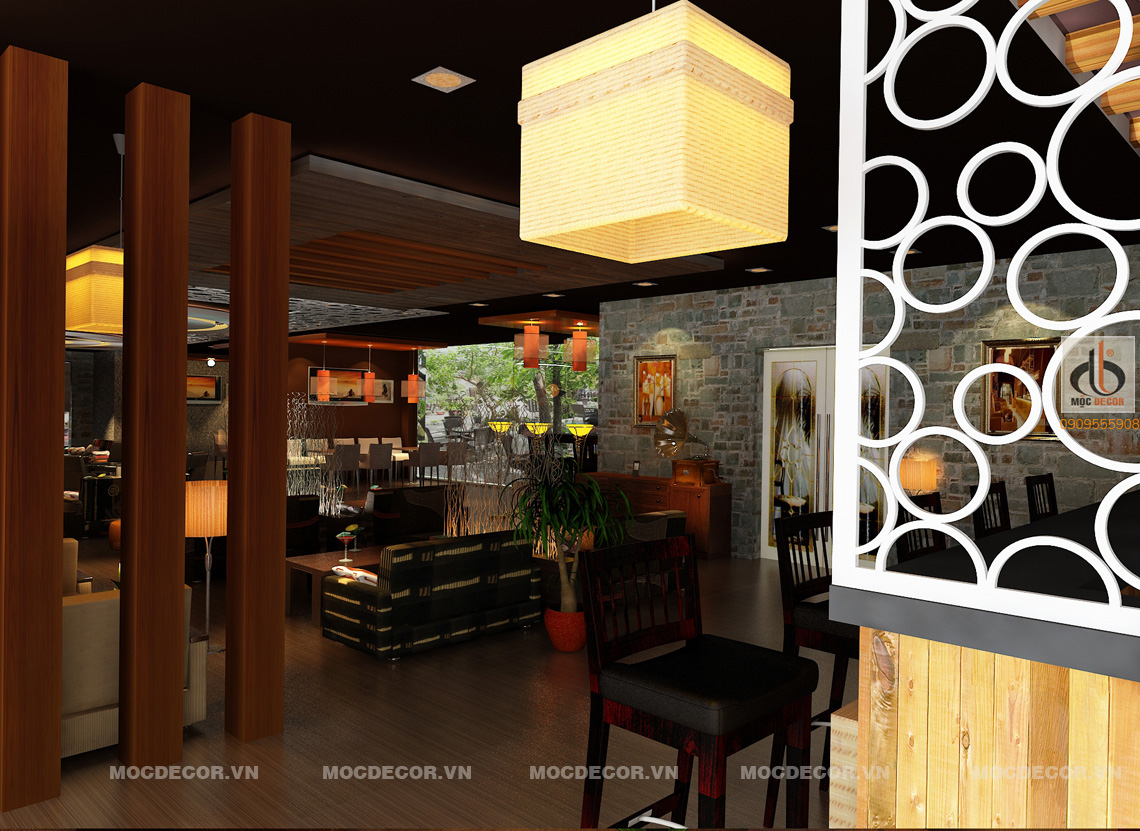 Thiết kế thi công quán Cafe