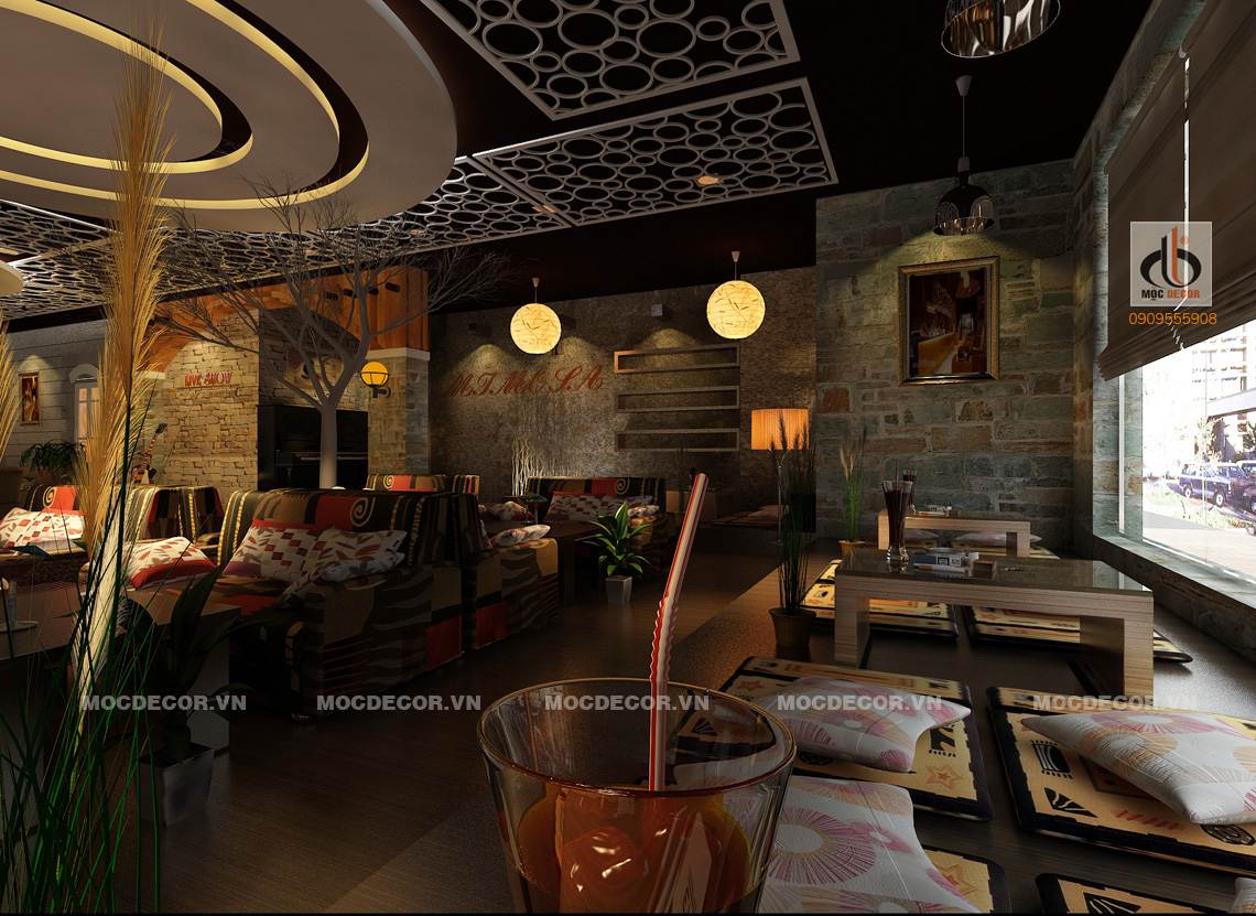 Quán Cafe Đẹp, Mộc