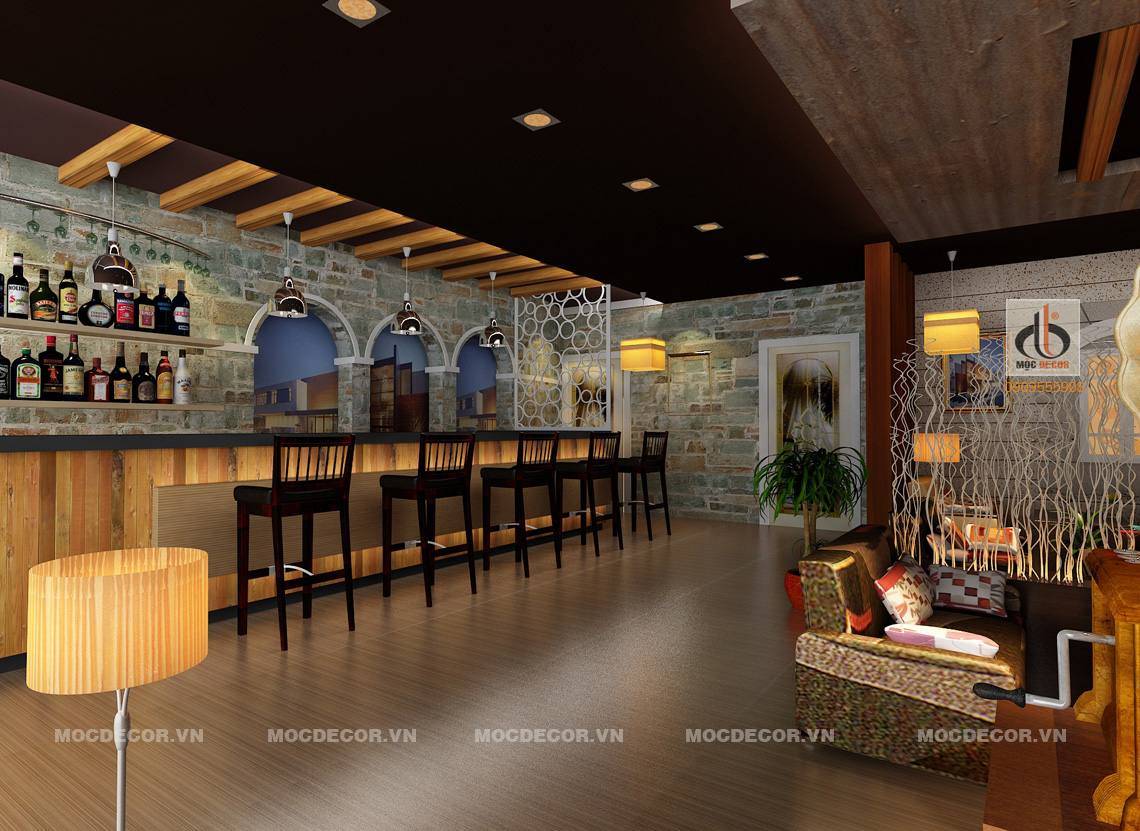 Quán Cafe Đẹp, Mộc