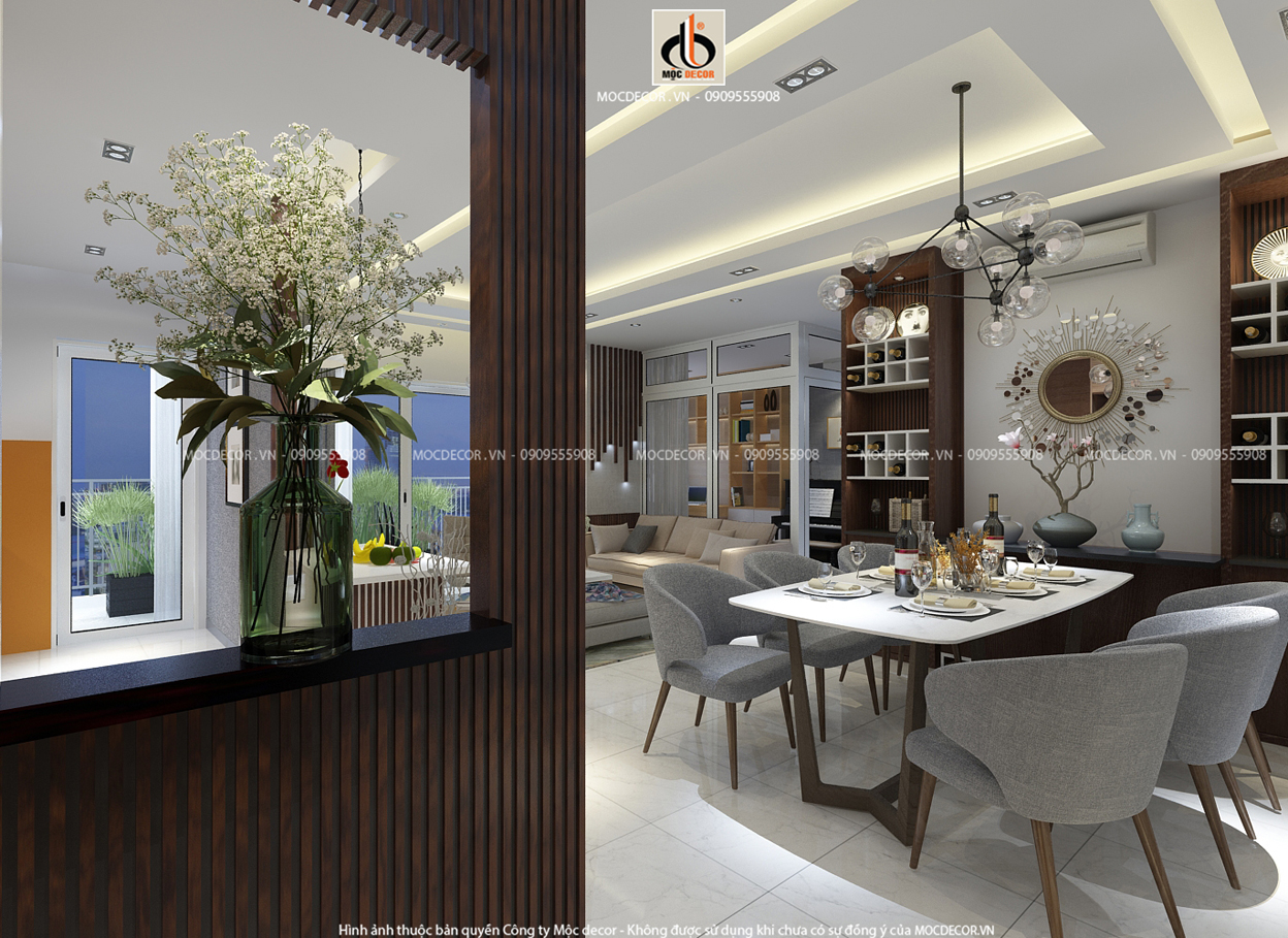 Thiết kế phòng khách căn hộ chung cư