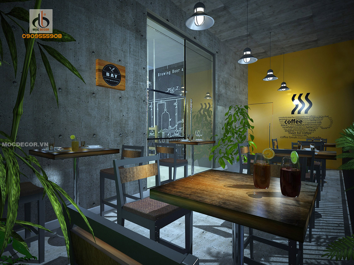 Không gian bar ngoài trời